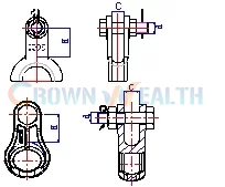 Thimble Clevis For ADSS/OPGW Tension Clamp