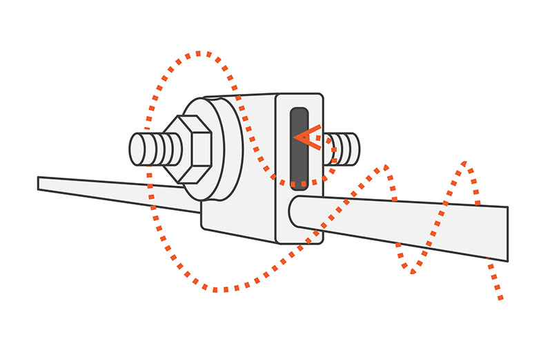 D cable lashing clamp installation