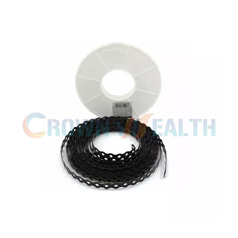 All Round Black Coated Metal Hanging Strap Galvanized Perforated Banding