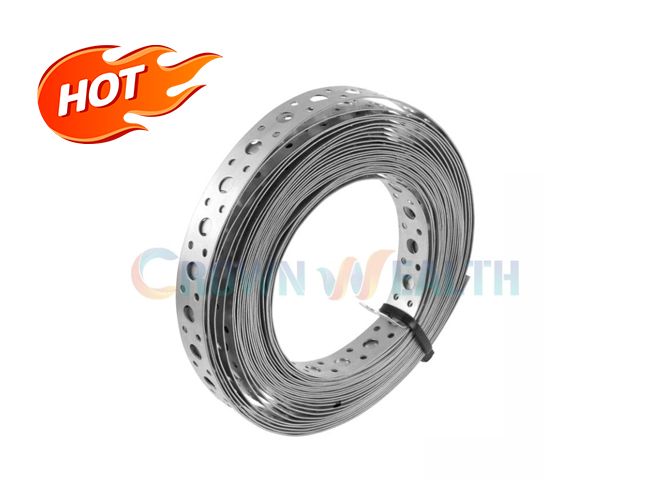 Galvanized Steel Bracing Strap With Holes