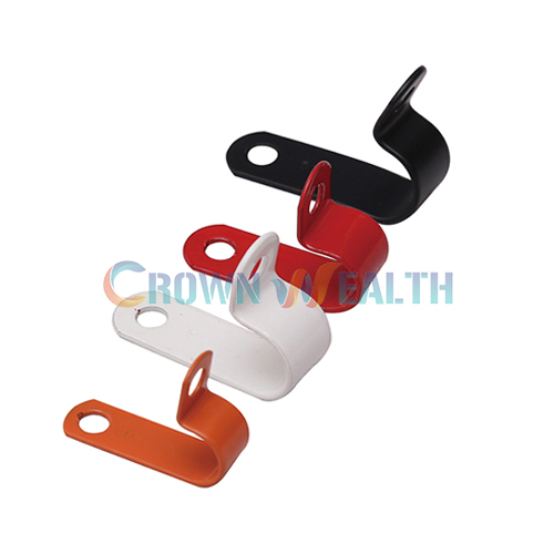 Powder Coated Fire Proof R Copper Cable Clips