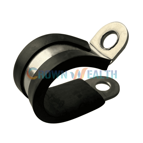 Rubber Lined Stainless Steel P Clips