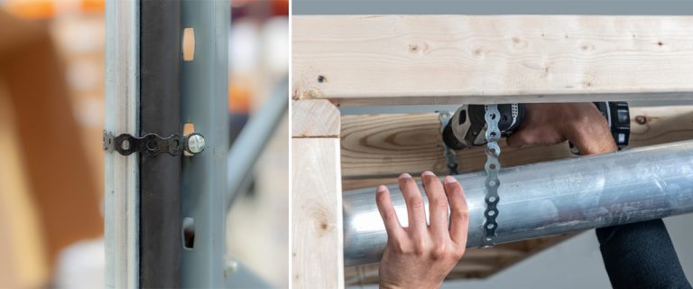 fixing band installation