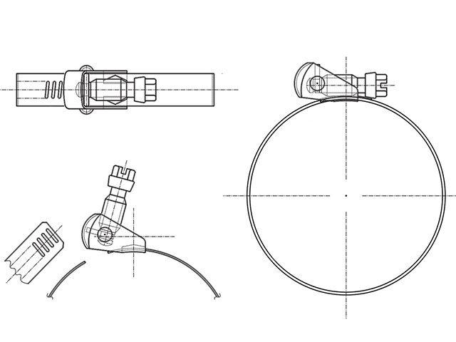 Adjustable Clamp Hose Clamp