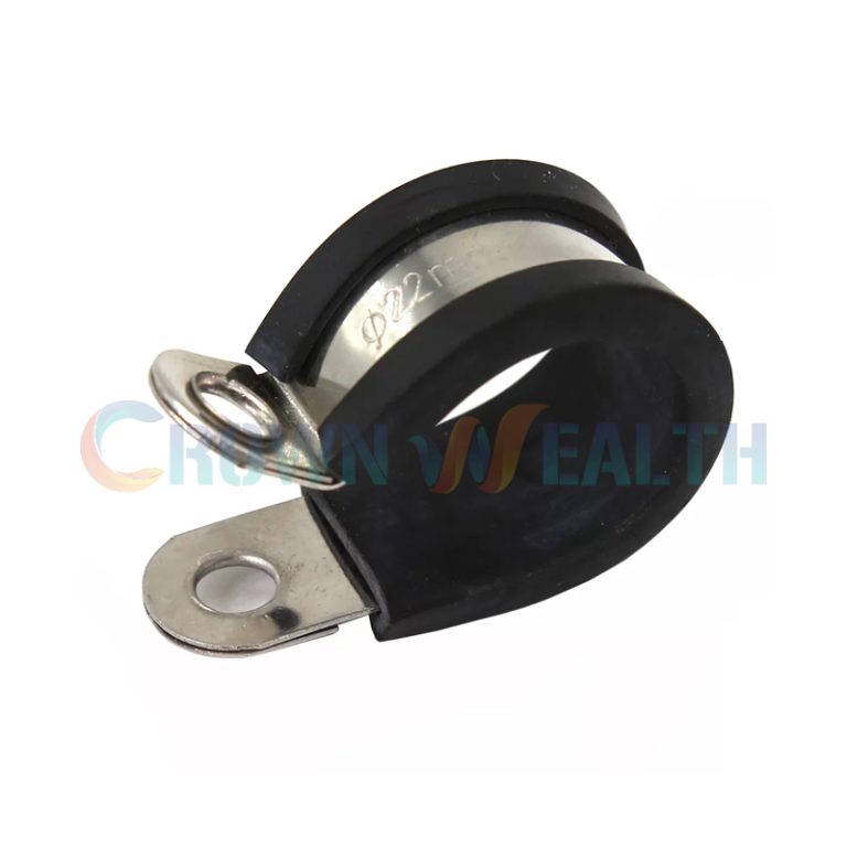 Rubber Lined Stainless Steel P Clips