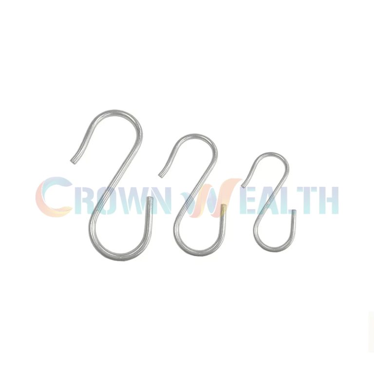 S Hook Paint Can Holder,Decorative Nickel Plating Steel S Hook